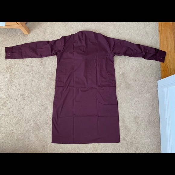 Maroon Shalwaar Kameez For Men - Picture 4 of 4